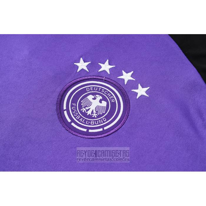 Chandal del Alemania Manga Corta 2024-2025 Purpura - Pantalon Corto